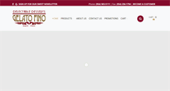 Desktop Screenshot of gelatofino.com